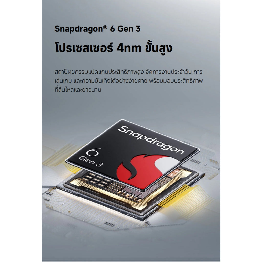 Xiaomi POCO M8 Snapdragon® 6 Gen 3 ระบบกล้องคู่ AI ความละเอียด 50MP การออกแบบโค้ง 3D ที่มีความเพรียวบาง 7.35 มม