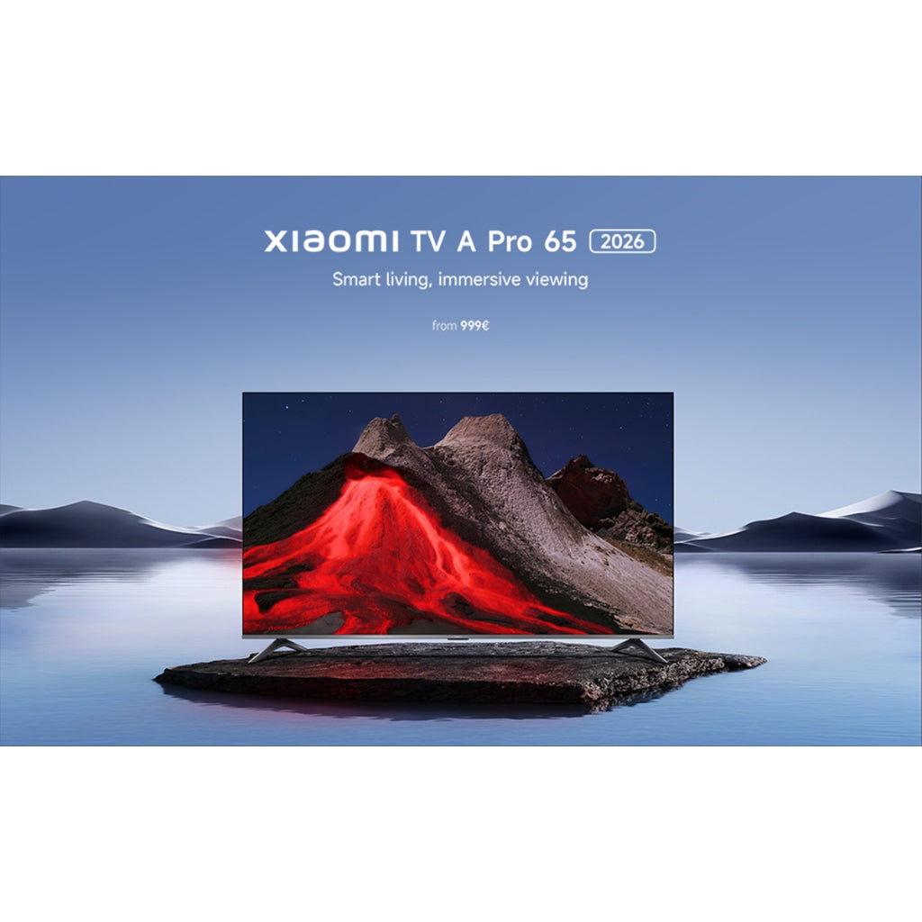 Xiaomi Mi TV A Pro 55 / 65 inch 2026 4K HD สมาร์ททีวี จอแสดงผล QLED 4K สว่างสดใส อัตราการรีเฟรช 120Hz Google TV