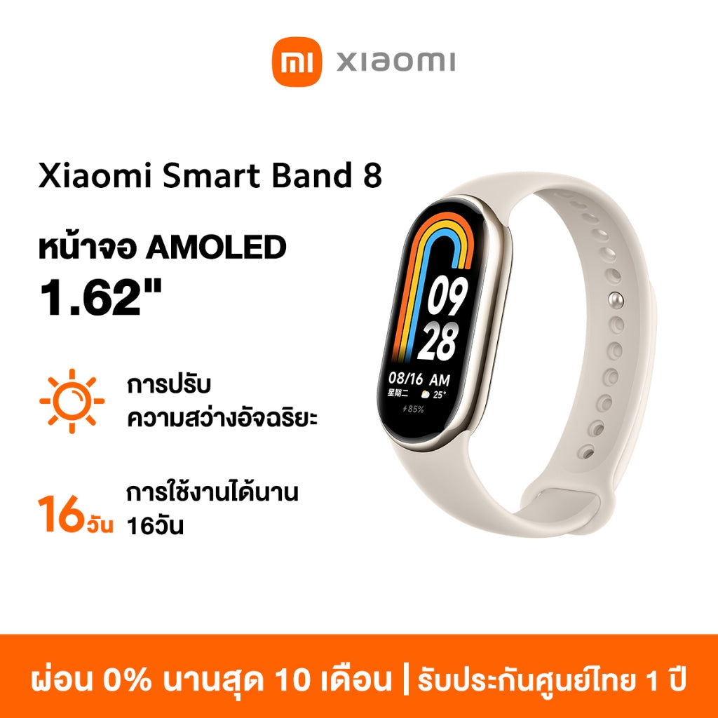 Xiaomi Mi Band 8 Active Smart Band8 นาฬิกาสมาร์ทวอทช์ จอแสดงผล 1.47" การวัดออกซิเจนในเลือด smart watch