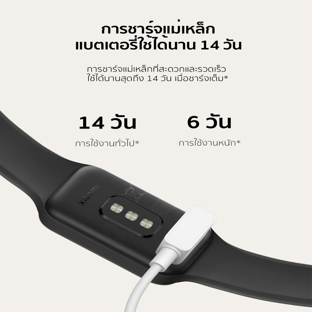 Xiaomi Mi Band 8 Active Smart Band8 นาฬิกาสมาร์ทวอทช์ จอแสดงผล 1.47" การวัดออกซิเจนในเลือด smart watch