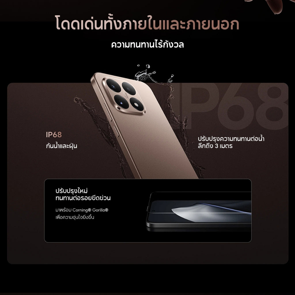 Xiaomi 15T กล้องเรือธง Leica Summilux ชิปประสิทธิภาพสูง MTK Dimensity 8400 Ultra 4nm ชาร์จเร็ว 67W หน้าจอ 120Hz