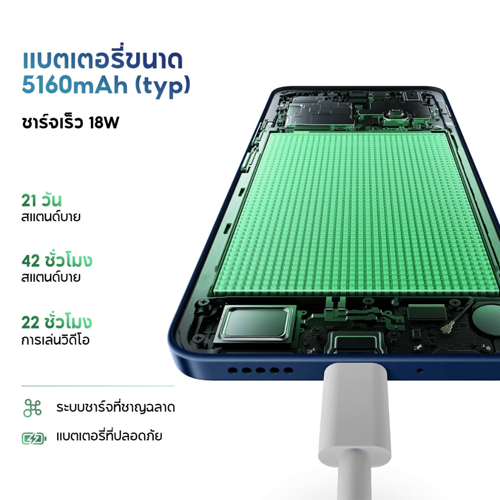 Xiaomi Redmi 14C 6+128 / 8+256 6.88" โทรศัพท์มือถือ แบตเตอรี่ 18W 5160mAh รับประกัน 15 เดือน 120Hz กล้องหลัก 50 MP
