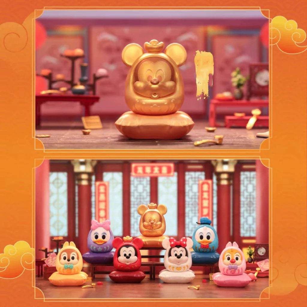 [6 Blind BOX] TOPTOY x Disney Mickey Mouse Family Dharma Series Toy ของเล่นฟิกเกอร์ ของขวัญวันเกิด